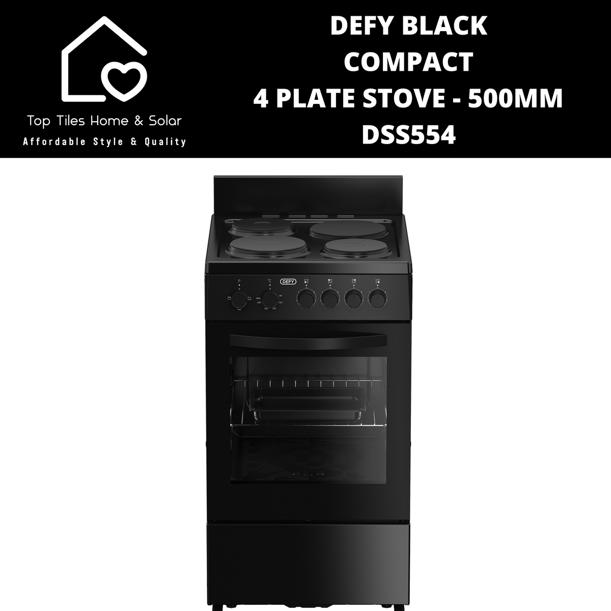 Defy store top stove