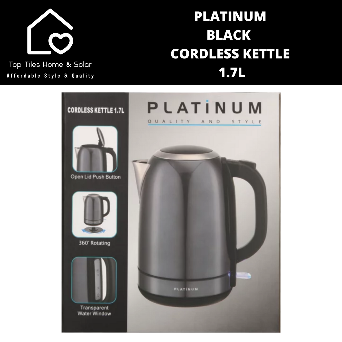 Platinum cordless hot sale kettle price