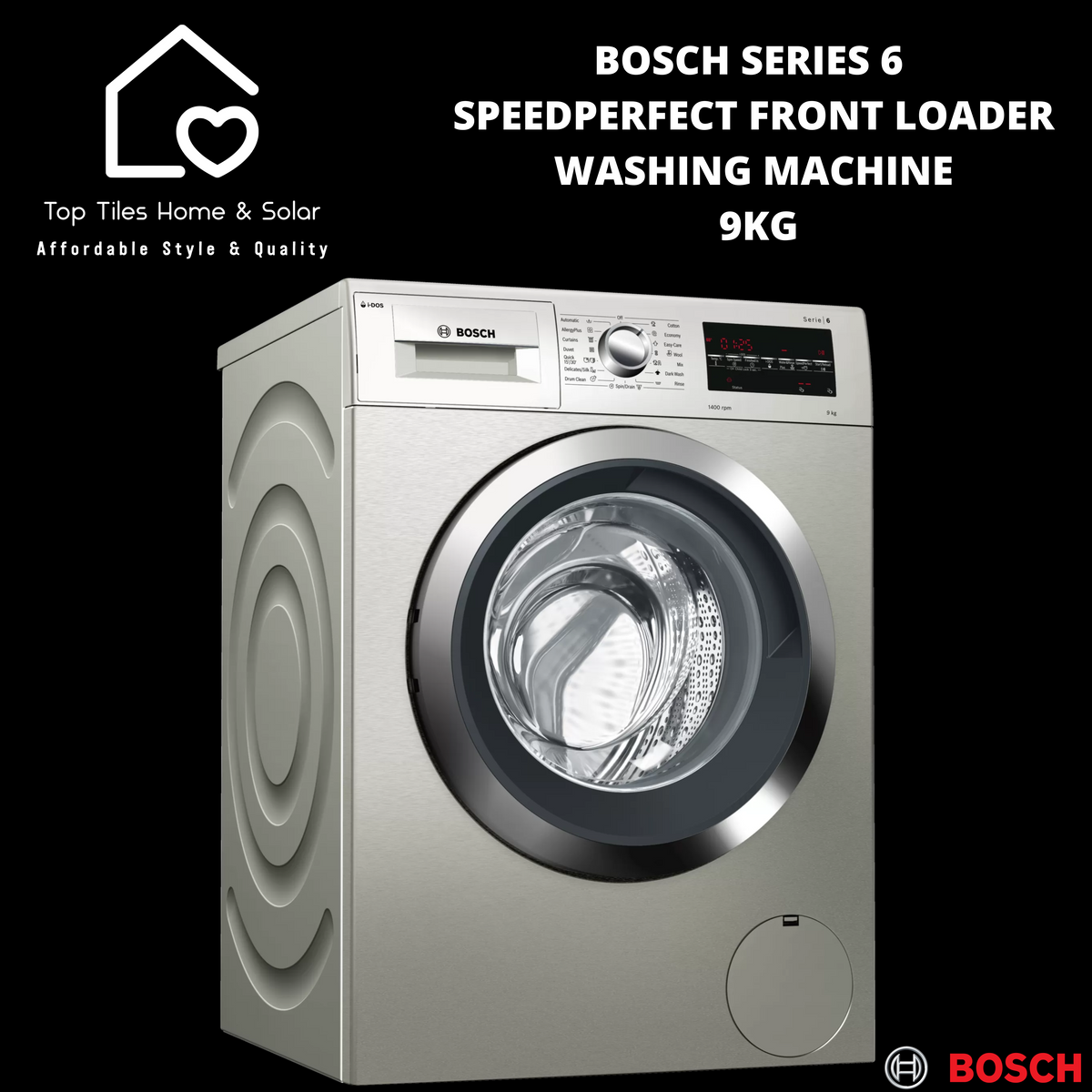 bosch serie 4 washing machine frontloader 9kg