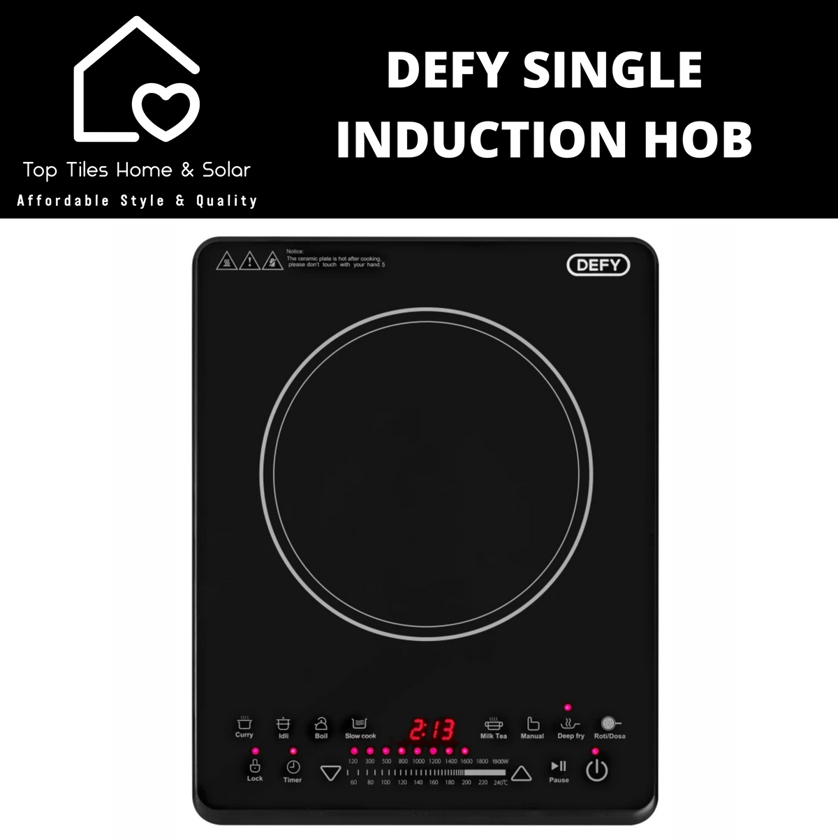 induction hob single ring