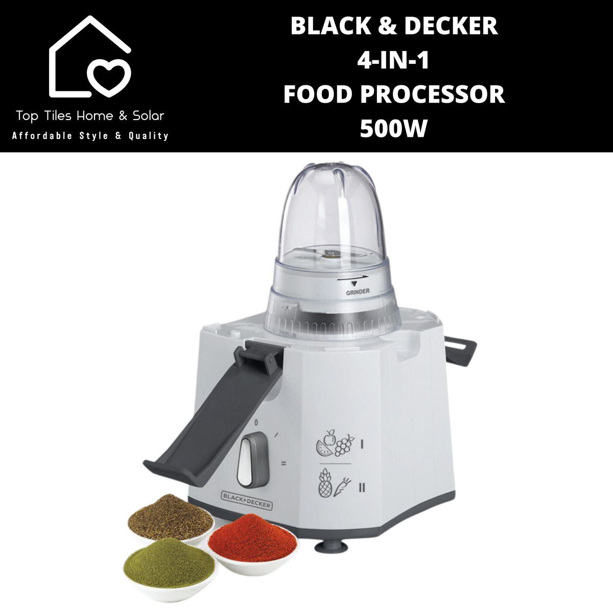 Black & Decker Juicer Blender 4 in 1 JBGM600 –