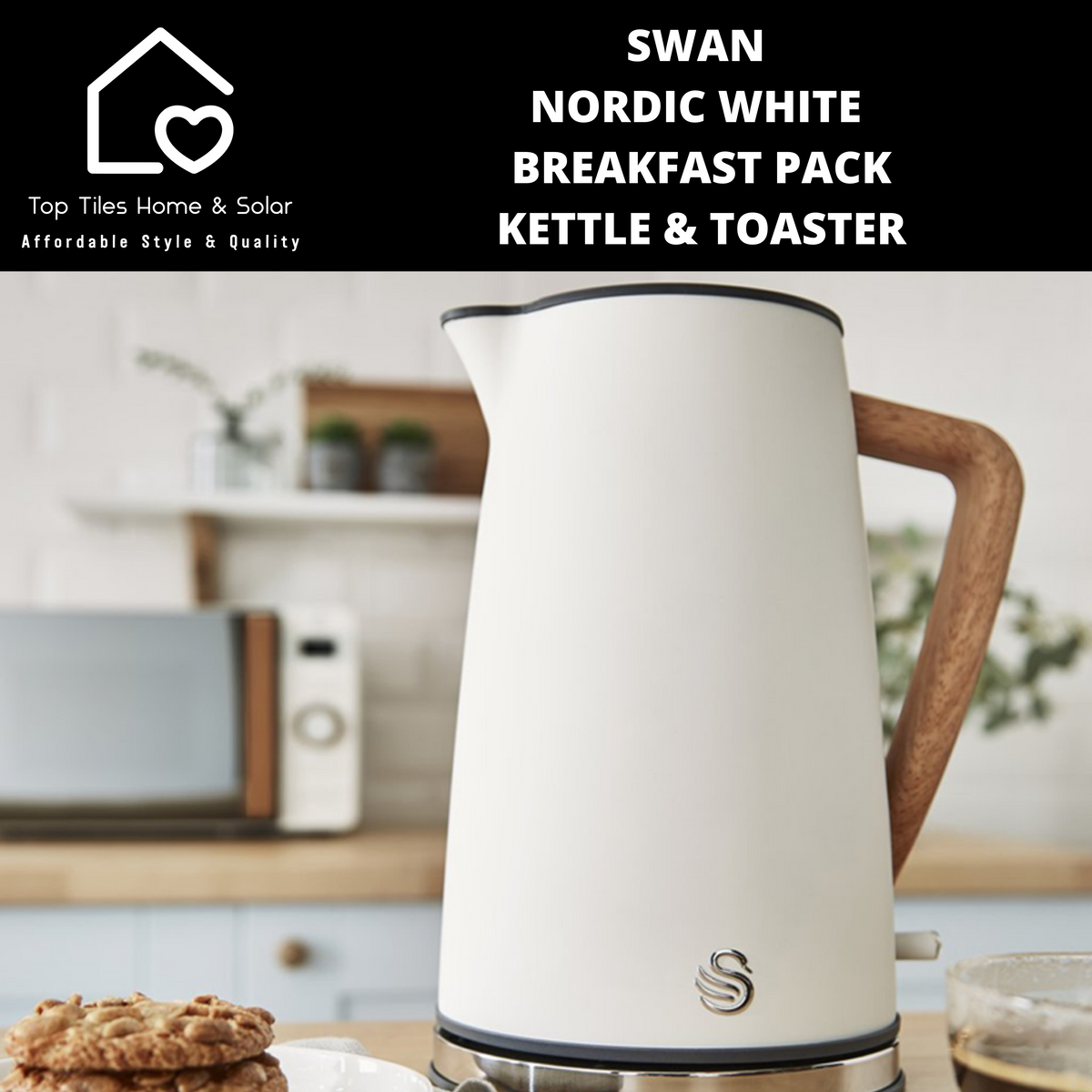 Swan nordic online kettle white