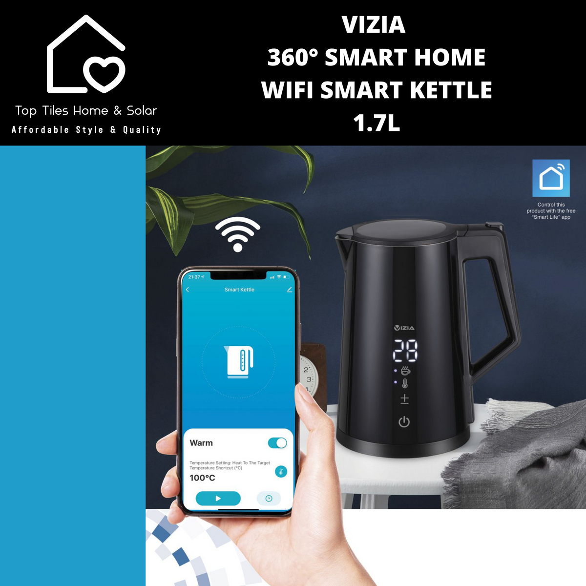 Smart kettle on sale google assistant