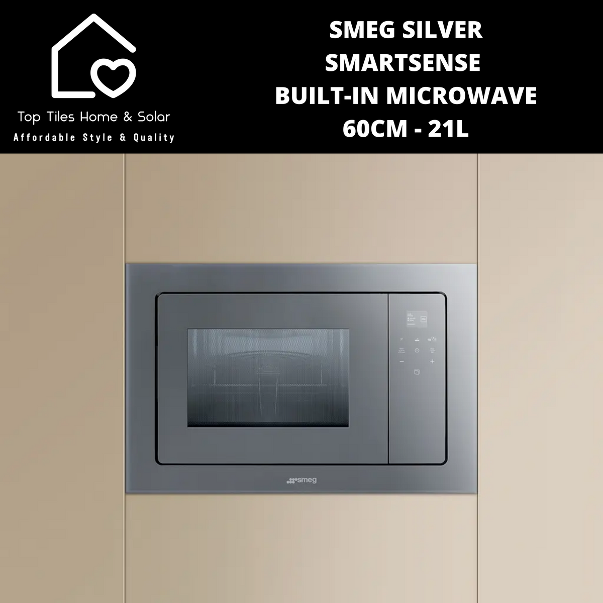 smeg chrome microwave