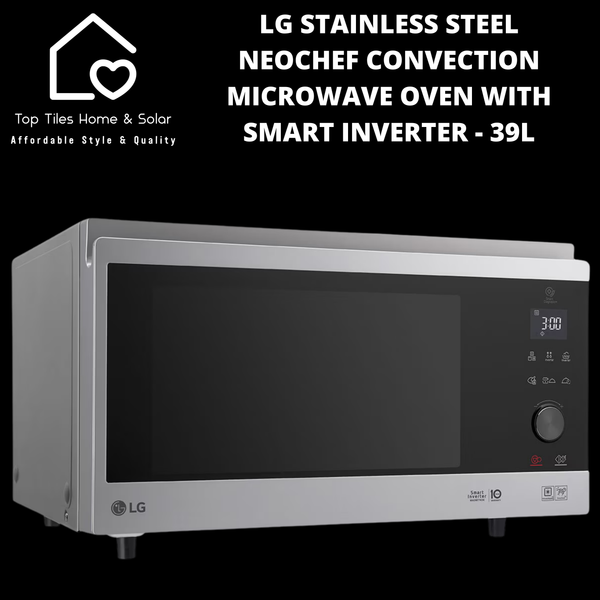 LG Stainless Steel NeoChef Convection Microwave Oven with Smart Inverter - 39L