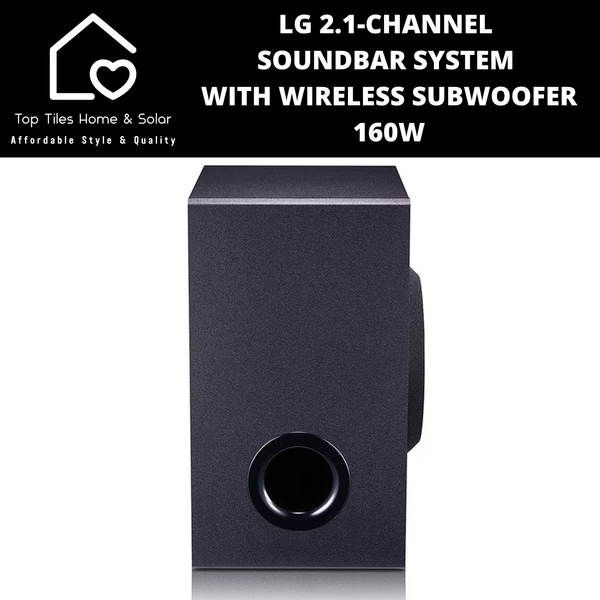 LG 2.1-Channel Soundbar System with Wireless Subwoofer - 160W