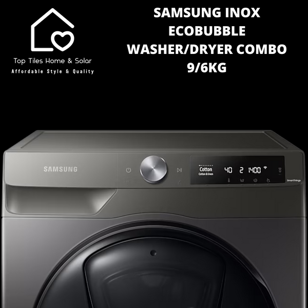 Samsung Inox EcoBubble Washer Dryer Combo - 9/6kg