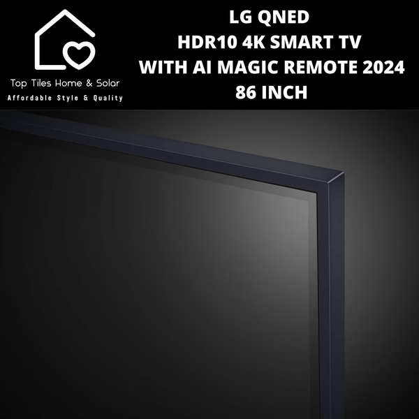 LG QNED HDR10 4K Smart TV with AI Magic Remote 2024 - 86 Inch