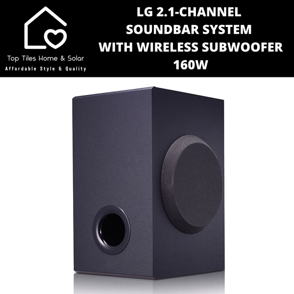 LG 2.1-Channel Soundbar System with Wireless Subwoofer - 160W