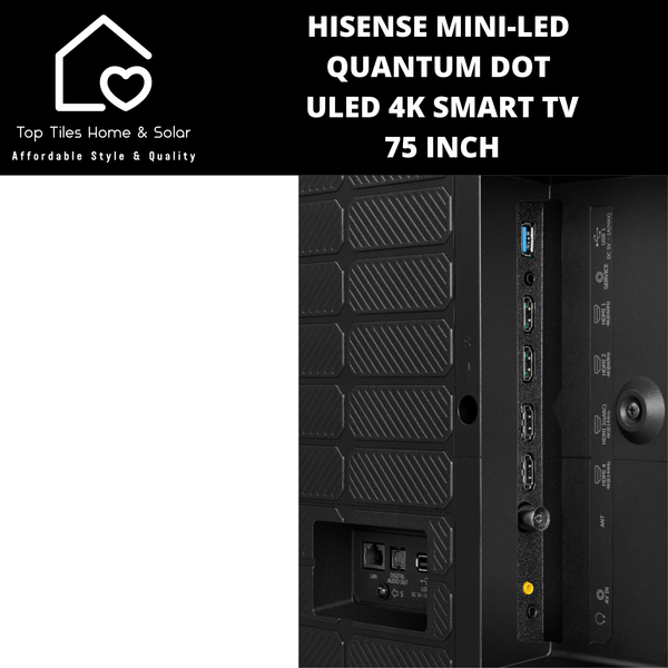 Hisense Mini-LED Quantum Dot ULED 4K Smart TV - 75 Inch