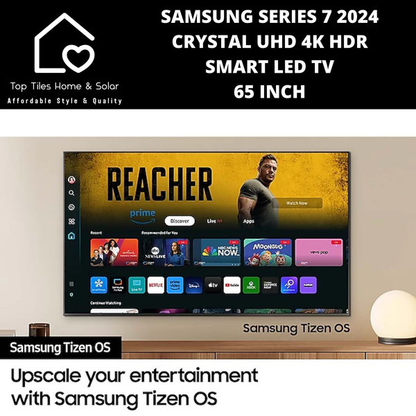 Samsung Series 7 2024 - Crystal UHD 4K HDR Smart LED TV - 65 Inch