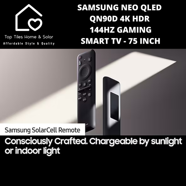 Samsung Neo QLED QN90D 4k HDR 144Hz Gaming Smart TV - 75 Inch