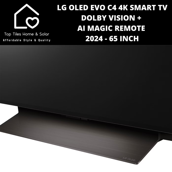 LG OLED EVO C4 4K Smart TV Dolby Vision + AI Magic Remote 2024 - 65 Inch