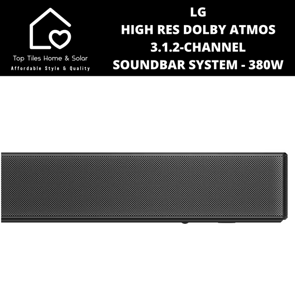 LG High Res Dolby Atmos 3.1.2-Channel Soundbar System - 380W