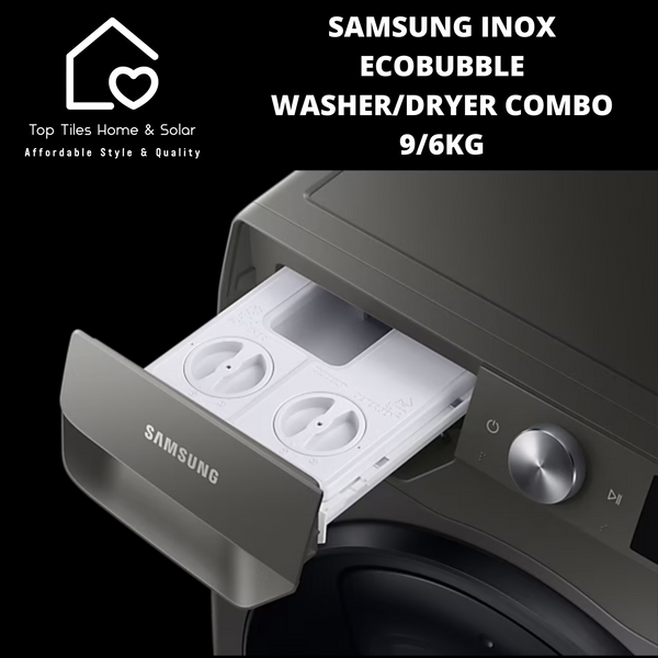 Samsung Inox EcoBubble Washer Dryer Combo - 9/6kg