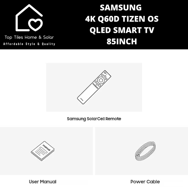 Samsung 4K Q60D Tizen OS QLED Smart TV - 85 Inch