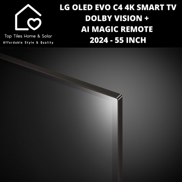 LG OLED EVO C4 4K Smart TV Dolby Vision + AI Magic Remote 2024 - 55 Inch