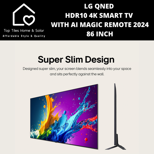 LG QNED HDR10 4K Smart TV with AI Magic Remote 2024 - 86 Inch