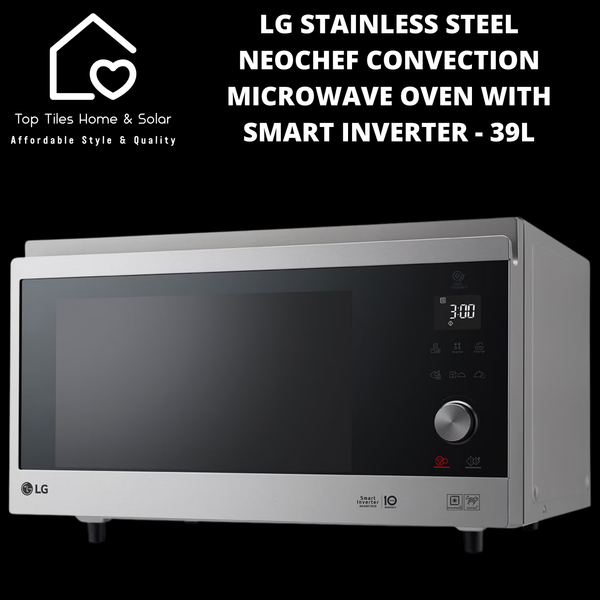 LG Stainless Steel NeoChef Convection Microwave Oven with Smart Inverter - 39L