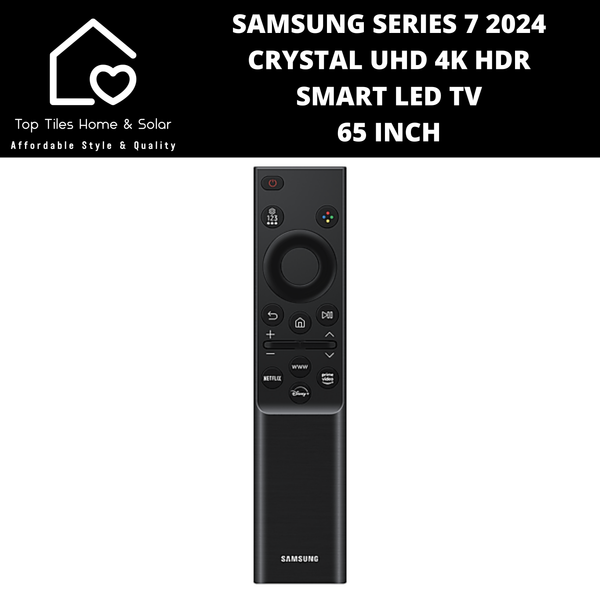 Samsung Series 7 2024 - Crystal UHD 4K HDR Smart LED TV - 65 Inch