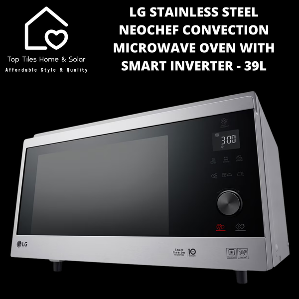 LG Stainless Steel NeoChef Convection Microwave Oven with Smart Inverter - 39L