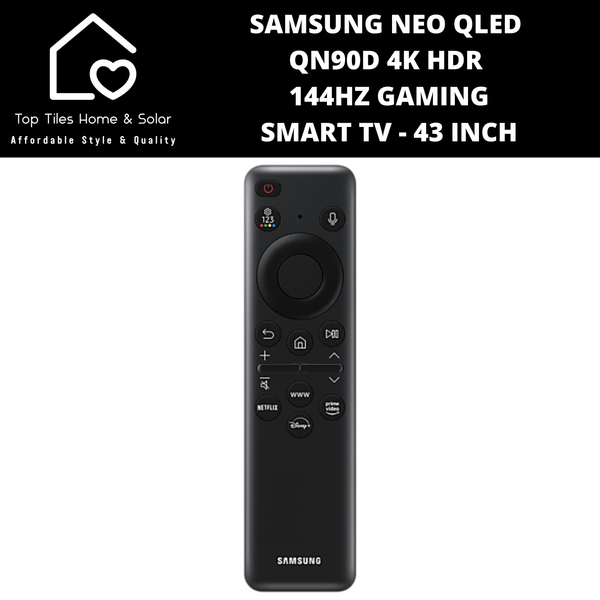 Samsung Neo QLED QN90D 4k HDR 144Hz Gaming Smart TV - 43 Inch