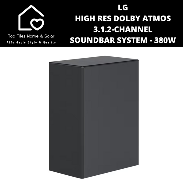 LG High Res Dolby Atmos 3.1.2-Channel Soundbar System - 380W