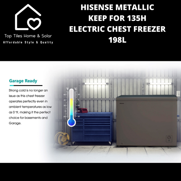 Hisense Metallic Keep For 135H Electric Chest Freezer - 198L