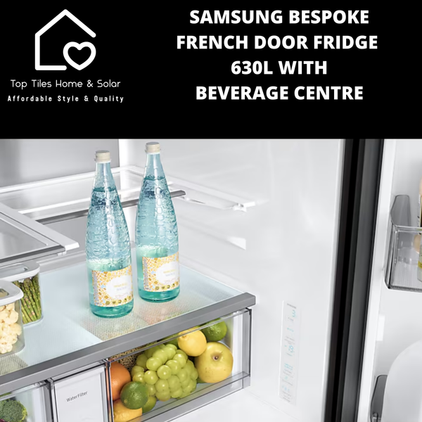 Samsung Bespoke French Door Fridge - 630L with Beverage Centre