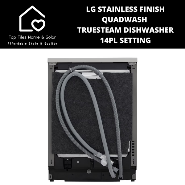 LG Stainless Finish QuadWash TrueSteam Dishwasher - 14Pl Setting