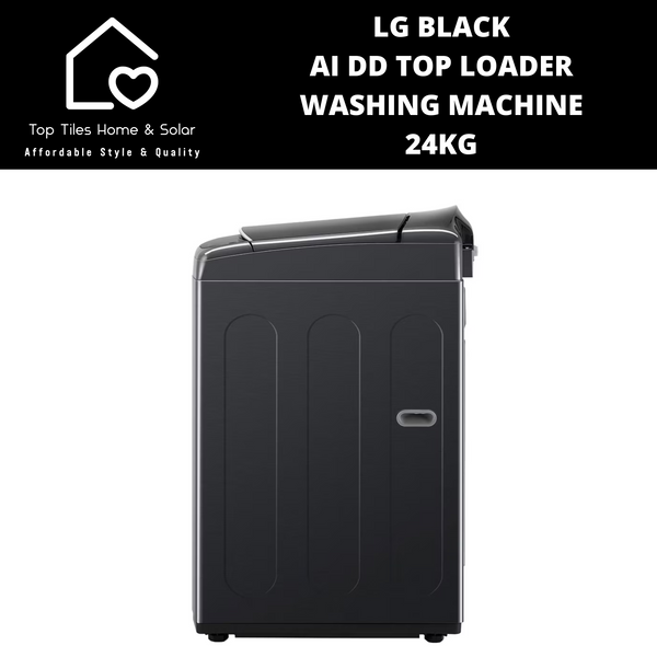 LG Black AI DD Top Loader Washing Machine - 24kg