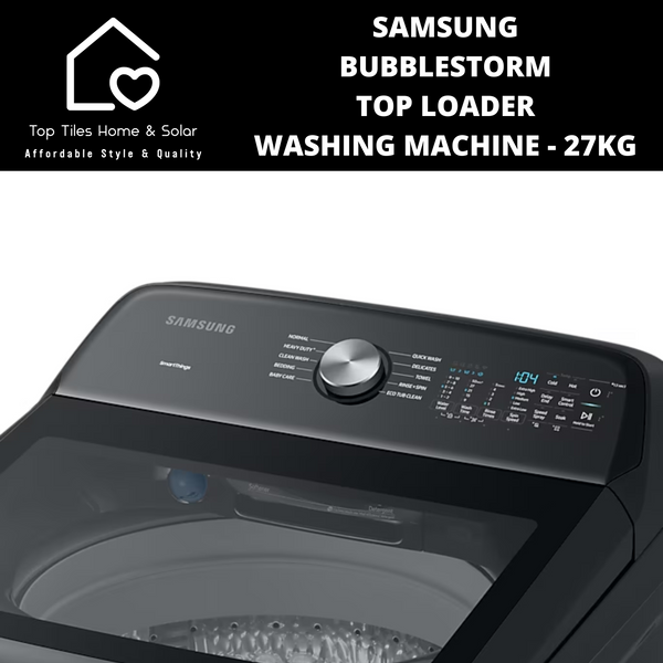 Samsung BubbleStorm  Top Loader Washing Machine - 27kg