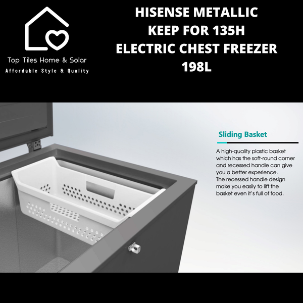 Hisense Metallic Keep For 135H Electric Chest Freezer - 198L