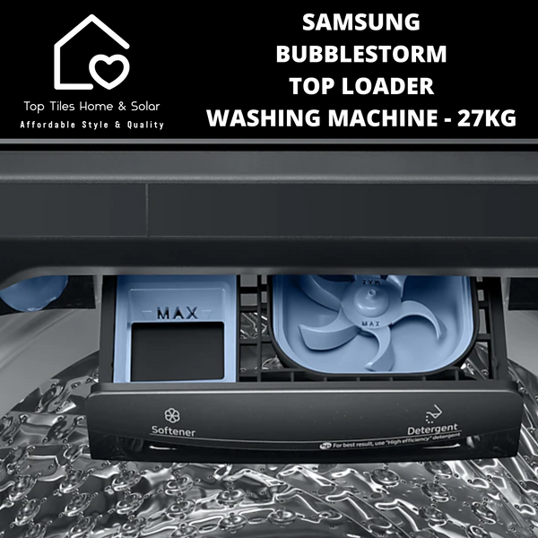 Samsung BubbleStorm  Top Loader Washing Machine - 27kg