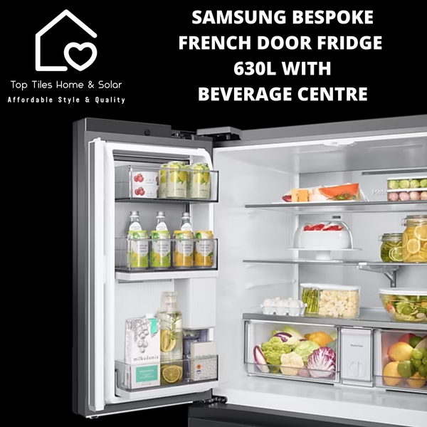 Samsung Bespoke French Door Fridge - 630L with Beverage Centre