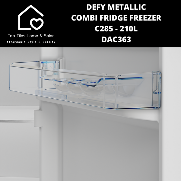 Defy Metallic Combi Fridge Freezer C285 - 210L DAC363