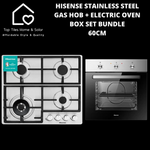 Hisense Gas Hob + Electric Oven Box Set Bundle - 60cm