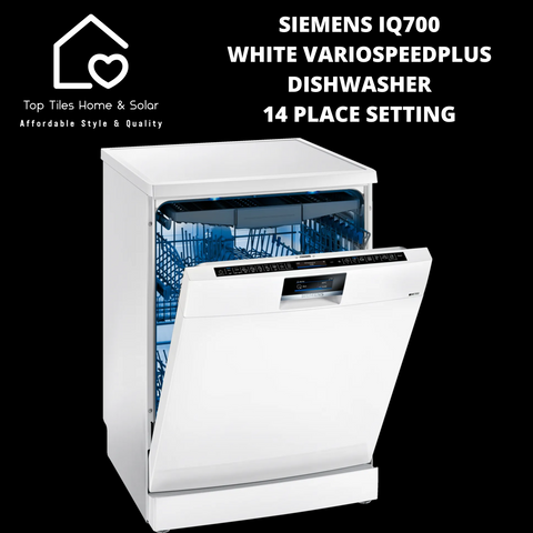 Siemens iQ700 - White VarioSpeedPlus Dishwasher - 14 Place Setting