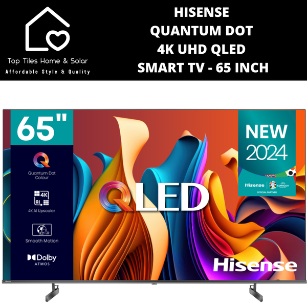 Hisense Quantum Dot 4K UHD QLED Smart TV - 65 Inch