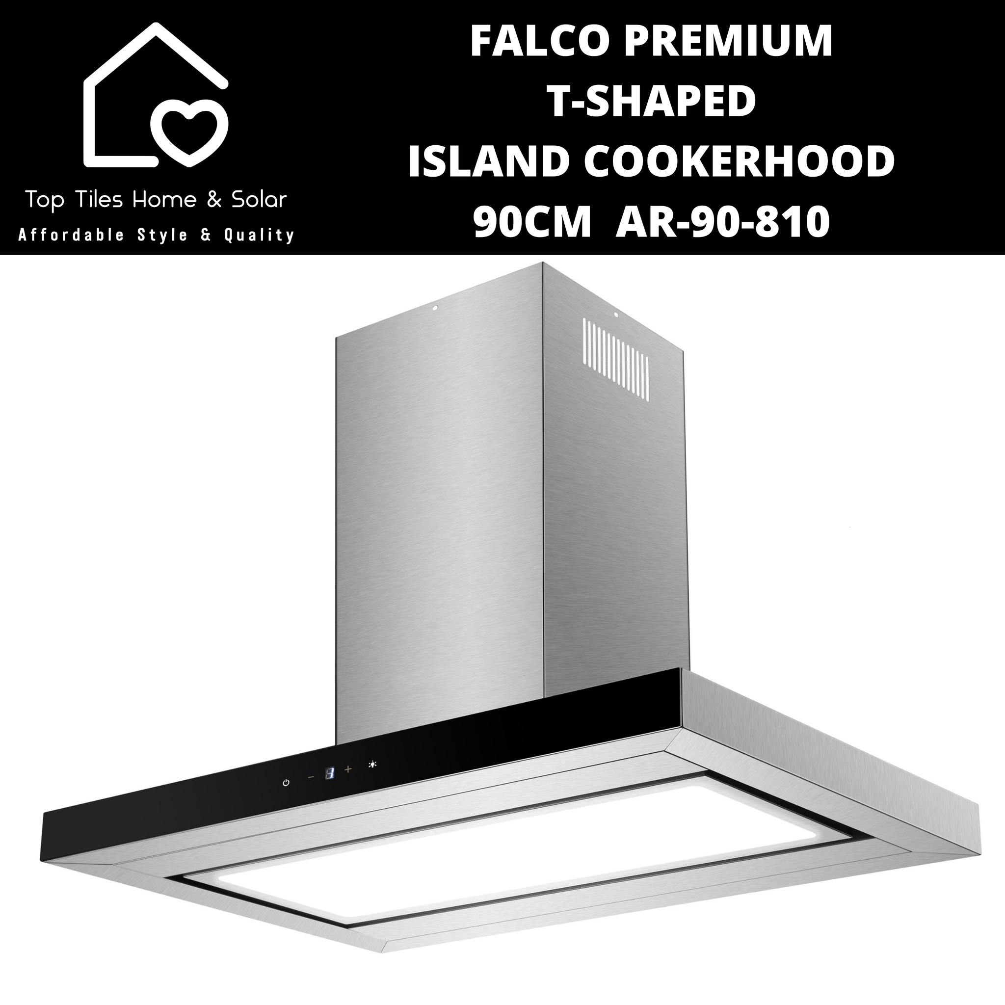 Falco Premium T-Shaped Island Cookerhood - 90cm AR-90-810