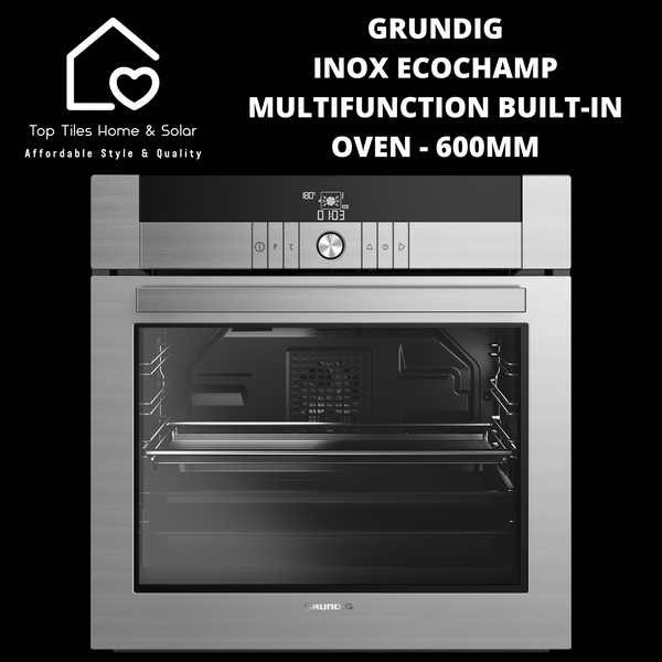 Grundig Inox EcoChamp Multifunction Built-in Oven - 600mm