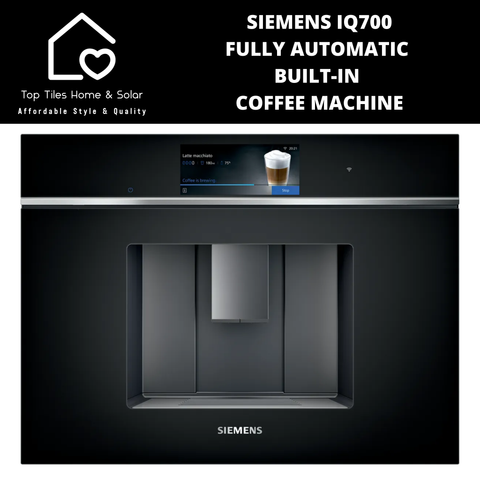 Siemens iQ700 - Fully Automatic Built-in Coffee Machine