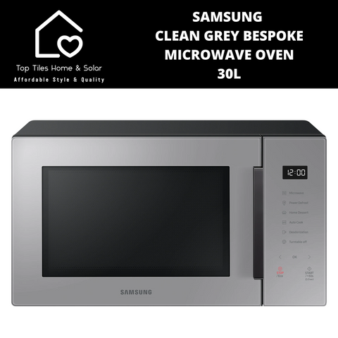 Samsung Clean Grey Bespoke Microwave Oven - 30L