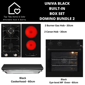 Univa Black Built-in Box Set - Domino Bundle 2