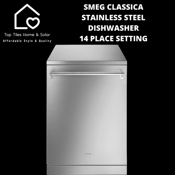 Smeg Classica Stainless Steel Dishwasher - 14 Place Setting