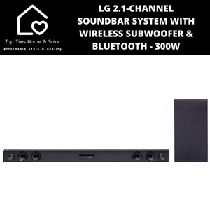 LG 2.1-Ch Soundbar System with Wireless Subwoofer & Bluetooth - 300W