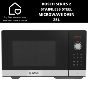 Bosch Series 2 Stainless Steel Microwave Oven - 25L