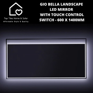 Gio Bella Landscape Backlit LED Mirror - 600 x 1400mm