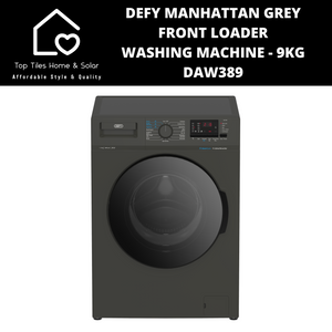 Defy Manhattan Grey Front Loader Washing Machine - 9kg DAW389