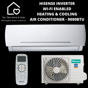 Hisense Inverter Wi-Fi Enabled Heating & Cooling Air Conditioner - 9000BTU